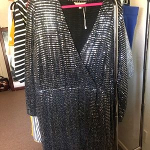 Wrap sequin dress size 22